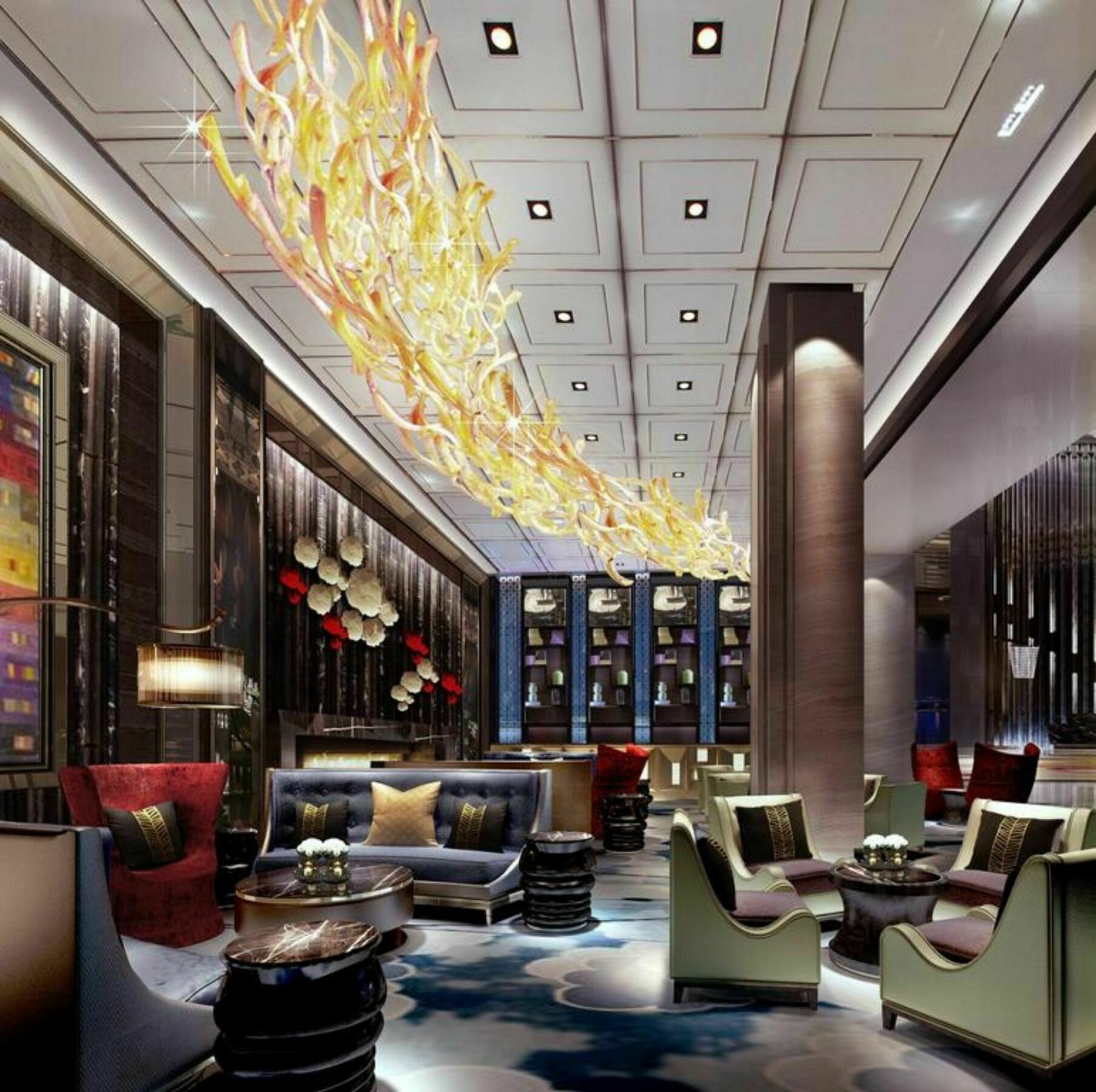 Wanda Realm Longyan Hotel Bagian luar foto