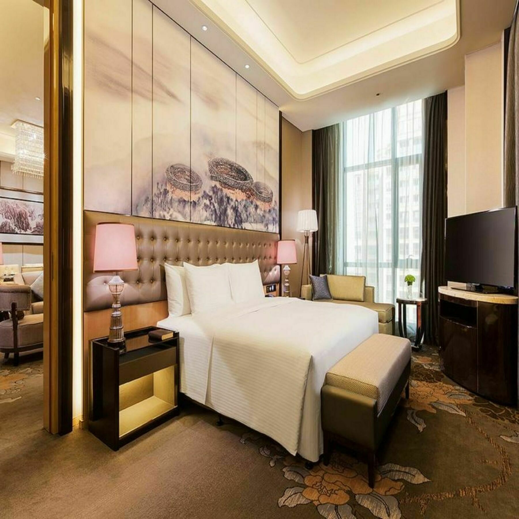 Wanda Realm Longyan Hotel Bagian luar foto